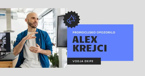 Opozorilo o promociji blue bright,playful,sticker,classic,neutral,photo