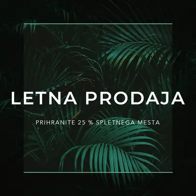 Džungla vibes black modern-simple