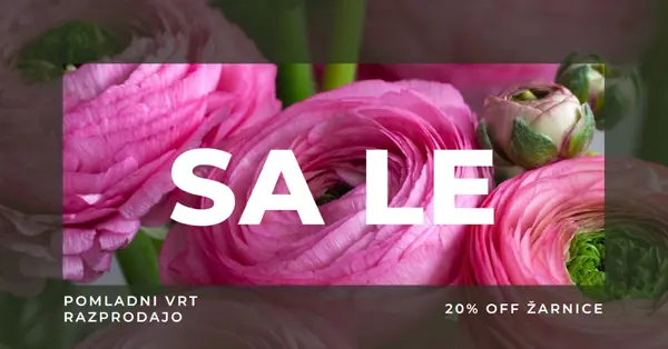 Pomladni vrti pink modern-simple