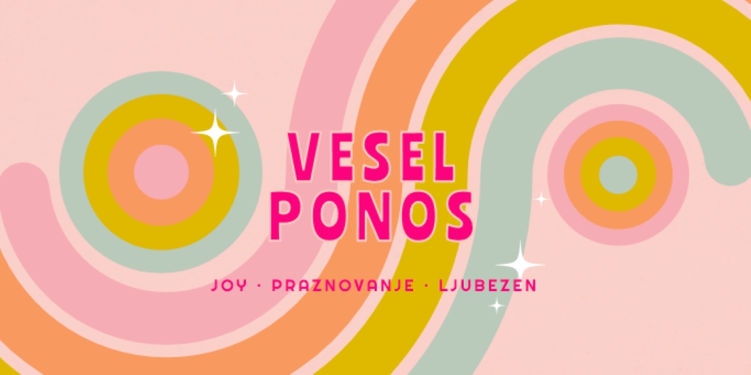 Joy, praznovanje, ljubezen pink vintage-retro