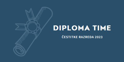 Vaša diploma blue modern-simple