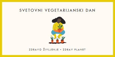 To je svetovni vegetarijanski dan white modern-simple