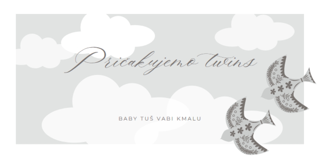 Dvakrat bolj lepo gray organic-simple