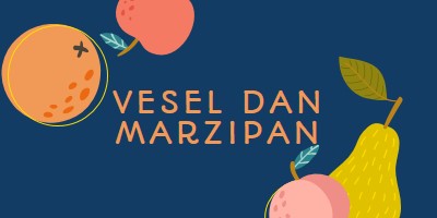 Vesel dan Marzipan blue whimsical-line