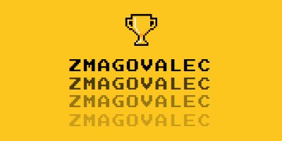 Življenje trofeje yellow vintage-retro