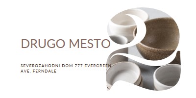 Drugo mesto je odprto white modern-simple