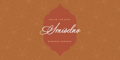 Smiselna Ramadan orange modern-simple