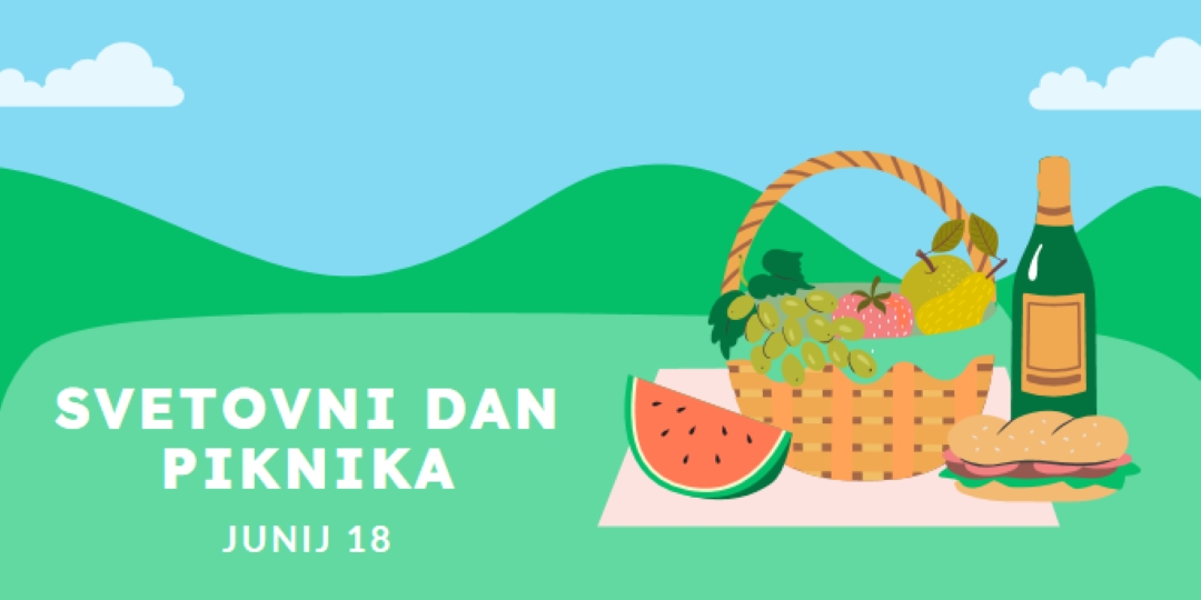 Življenje je piknik green whimsical-color-block