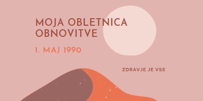 Moja obletnica obnovitve pink organic-boho