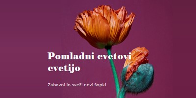 Sveže rože purple modern-simple