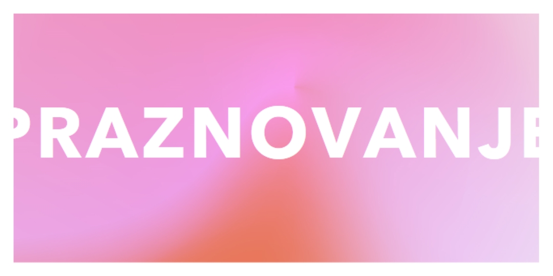 Proslavimo v slogu pink modern-bold