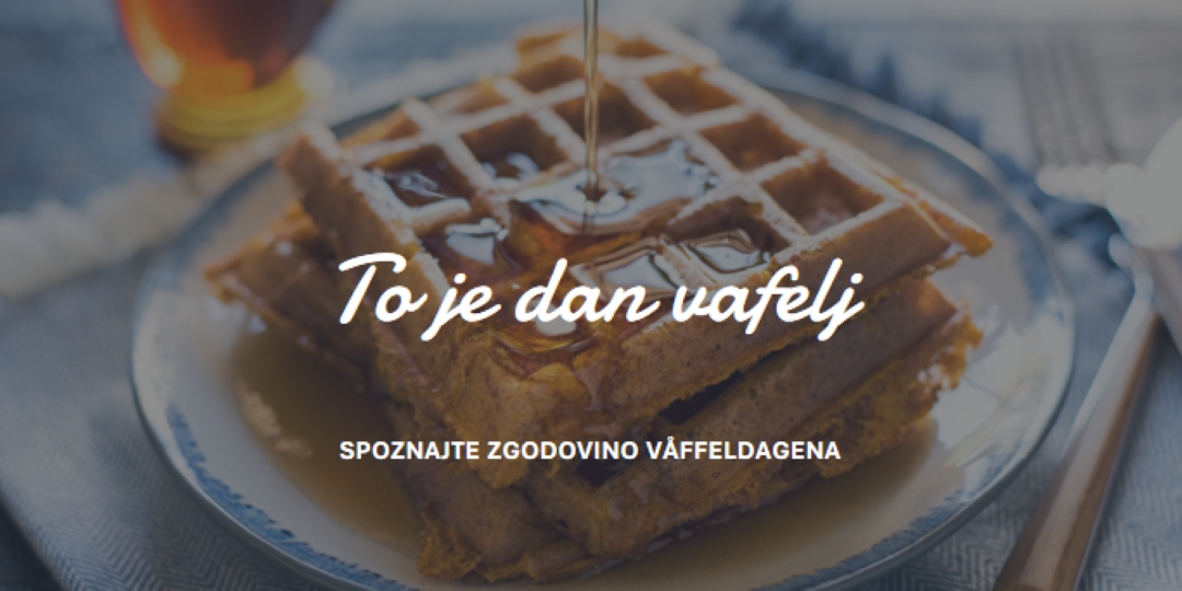 To je dan vafelj blue modern-simple