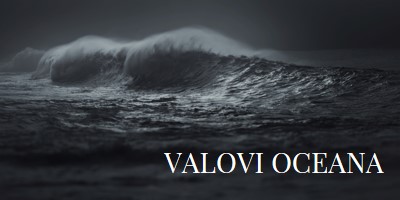 Temni valovi oceana gray modern-simple