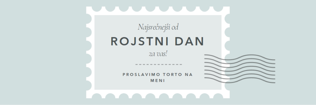 Čudovit rojstni dan blue modern-simple