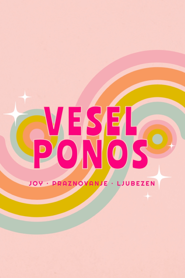 Joy, praznovanje, ljubezen pink vintage-retro