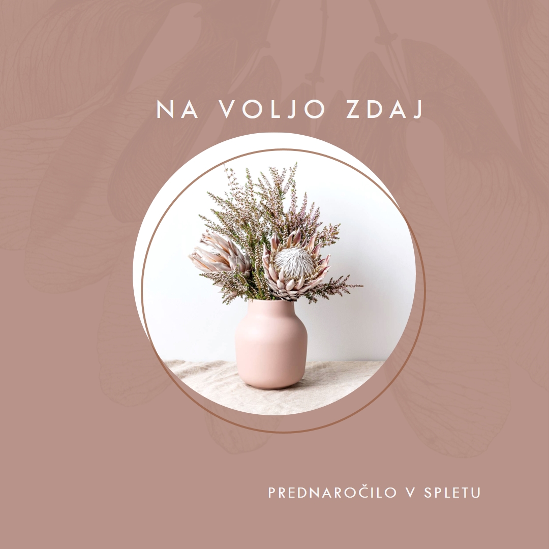 Mauve poudarki pink organic-simple