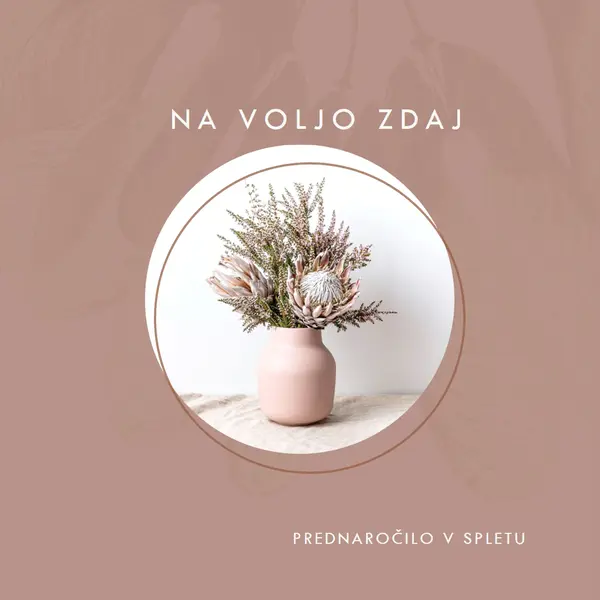 Mauve poudarki pink organic-simple