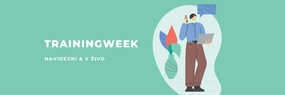 Teden usposabljanja green modern-color-block