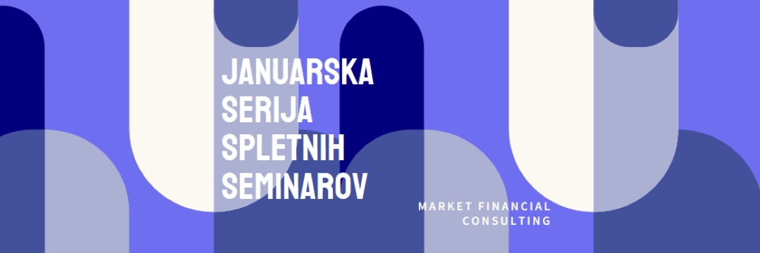 Januarska serija spletnih seminarov blue modern-bold