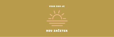 Day break brown modern-simple