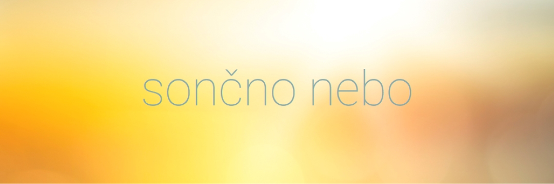 Sončno nebo yellow modern-simple