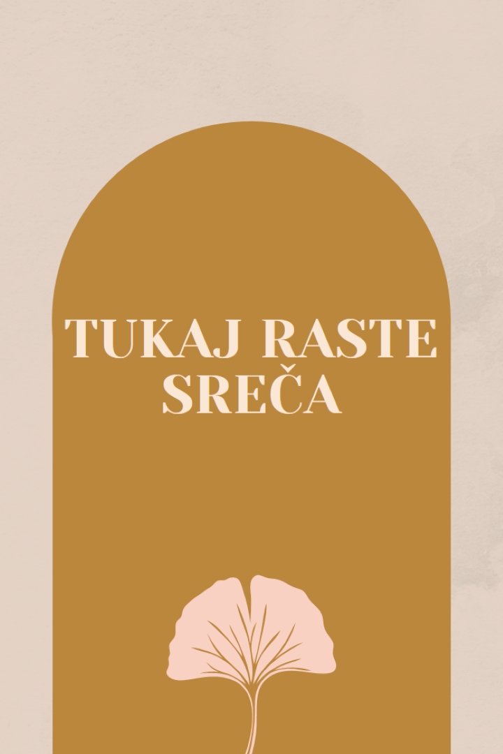 Tukaj raste sreča gray organic-boho