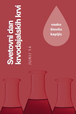 Svetovni dan krvodajalskih krvi red modern-bold