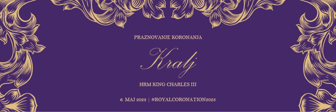 A coronation fit for a king purple modern-simple