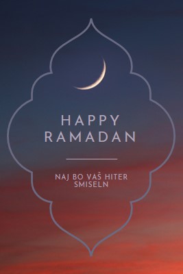 Have a happy Ramadan black modern-simple