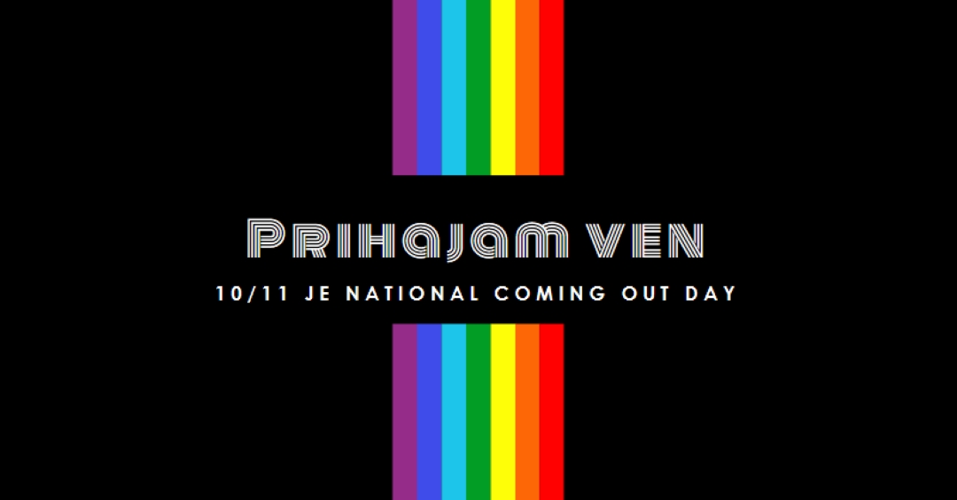Prihajam ven black vintage-retro
