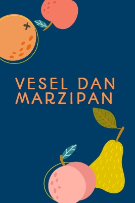 Vesel dan Marzipan blue whimsical-line