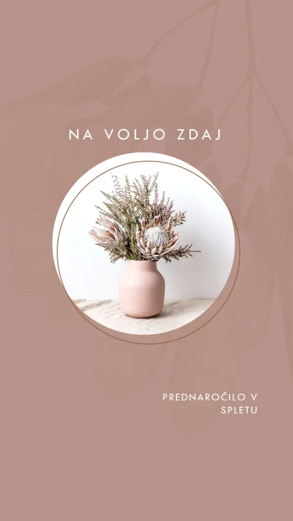 Mauve poudarki pink organic-simple