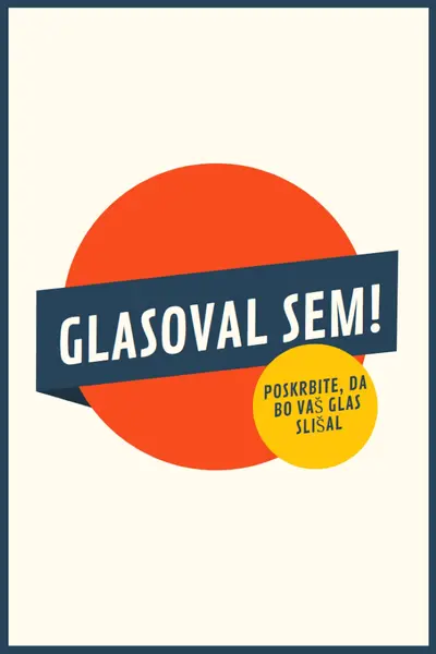 Glasoval sem! red vintage-retro