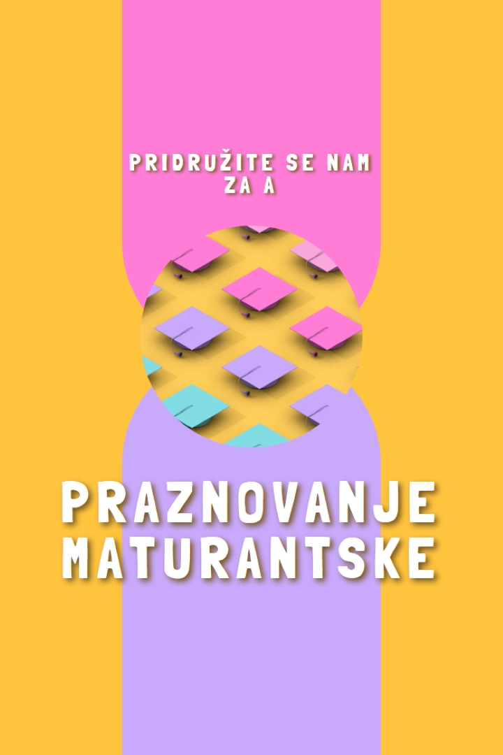 Pridružite se maturantski praznovanju yellow whimsical-color-block