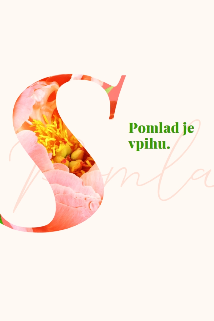 Pomladna preening pink vintage-botanical