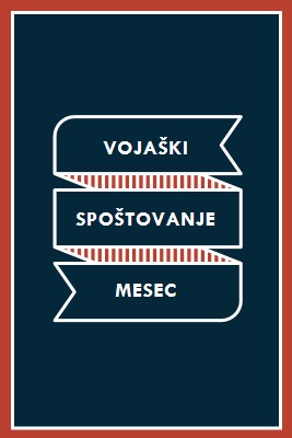 Praznovanje vojaško apreciacijo mesec blue modern-simple