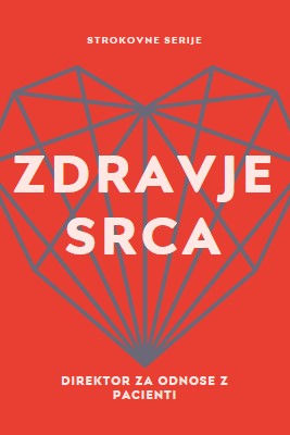 Zdravje srca red modern-bold