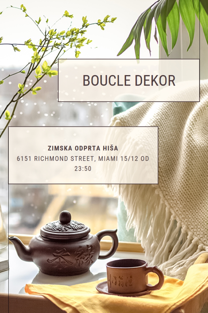 Čajnica brown modern-simple