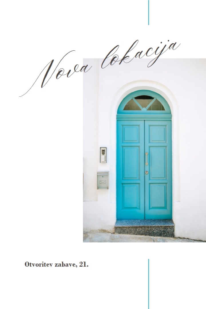 Moving party white modern-simple