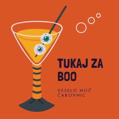 Visoka žoga za oči orange modern-bold