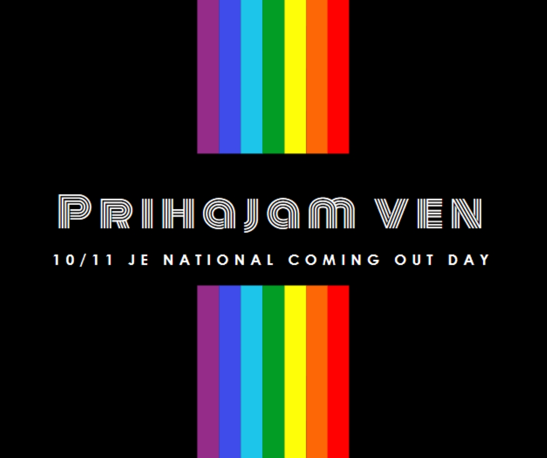 Prihajam ven black vintage-retro