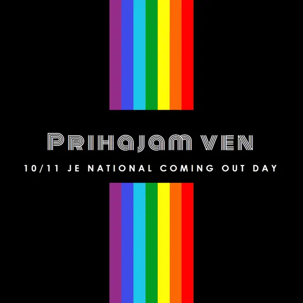 Prihajam ven black vintage-retro
