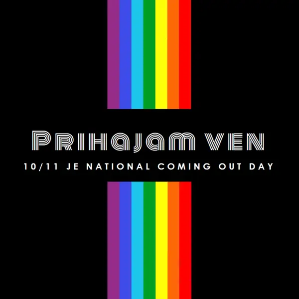 Prihajam ven black vintage-retro