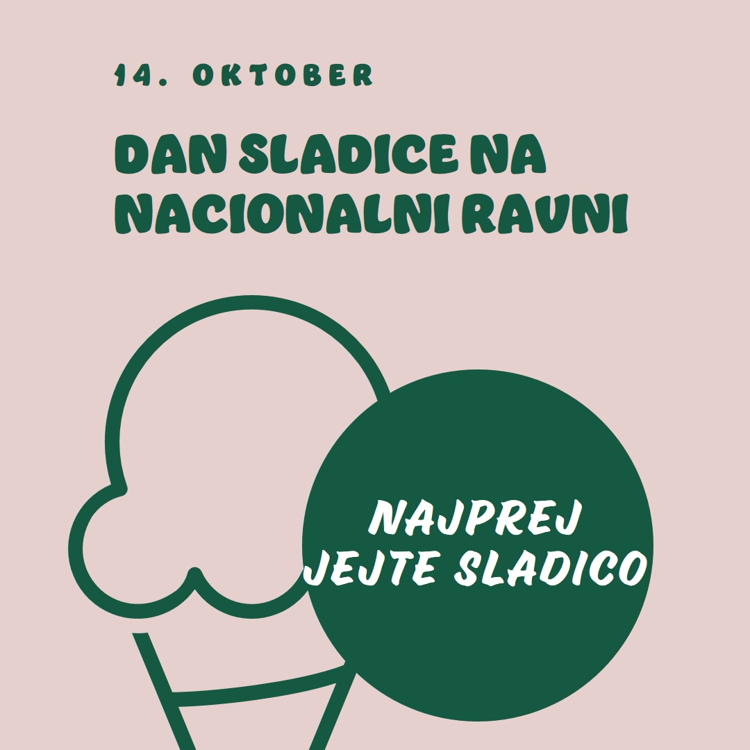 Dan sladice na nacionalni ravni pink vintage-retro