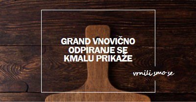 Vrnili smo se brown modern-simple