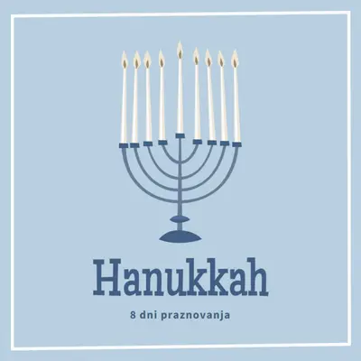 8 dni Hanukkah blue organic-simple