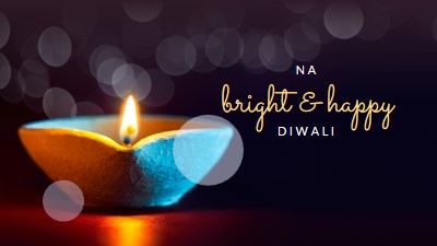 Na svetel in & Diwali black modern-simple