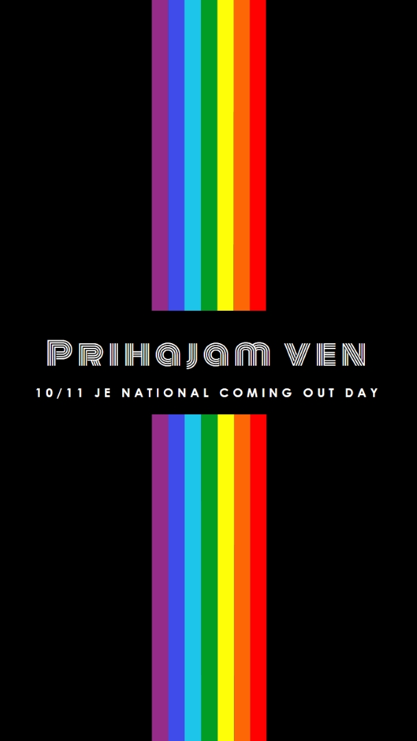Prihajam ven black vintage-retro