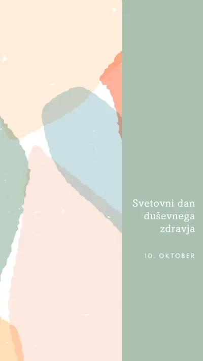 Upamo na duševno zdravje green organic-simple