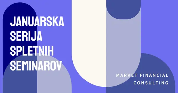 Januarska serija spletnih seminarov blue modern-bold